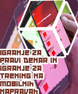 Mobilne igralniške aplikacije za pravi denar
